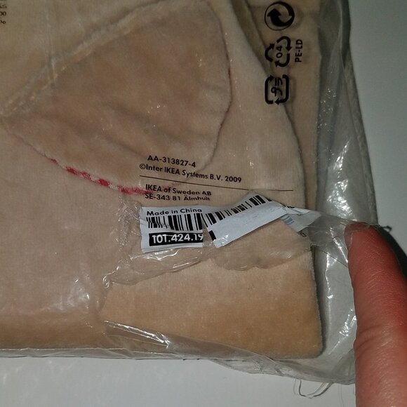 IKEA Fabler (NEW) Changing Mat (PREOWNED) Teddy Bear Lovey Plush Heart Baby Lot - Picture 5 of 8